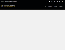 Tablet Screenshot of damiendefranco.com